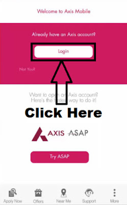 how to register for axis bank mobile banking