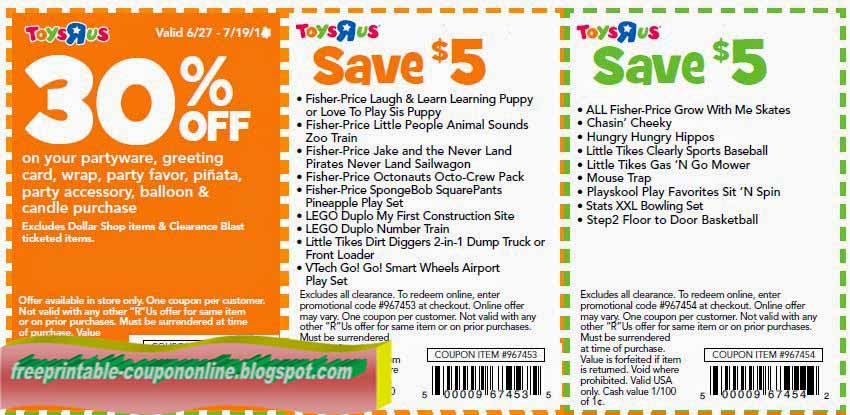 Toys Printable Coupon 68