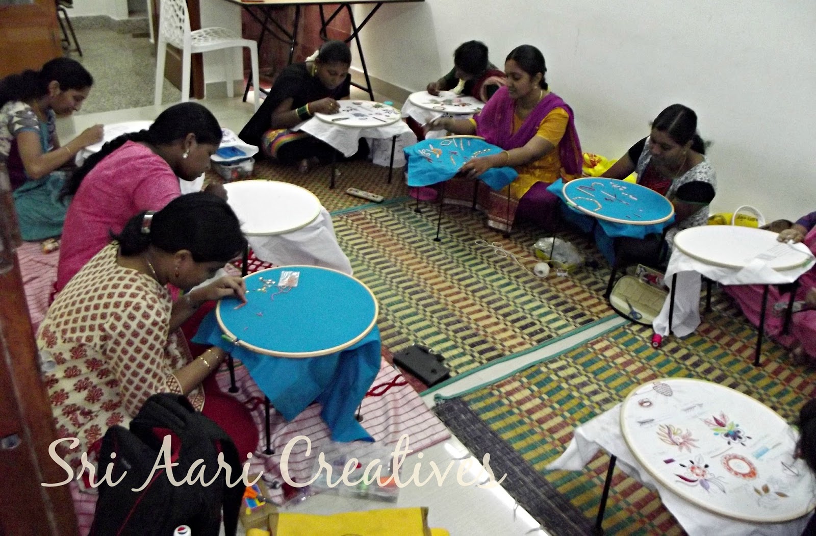 SRI AARI CREATIVES Aari Embroidery Classes Chennai 9842995293