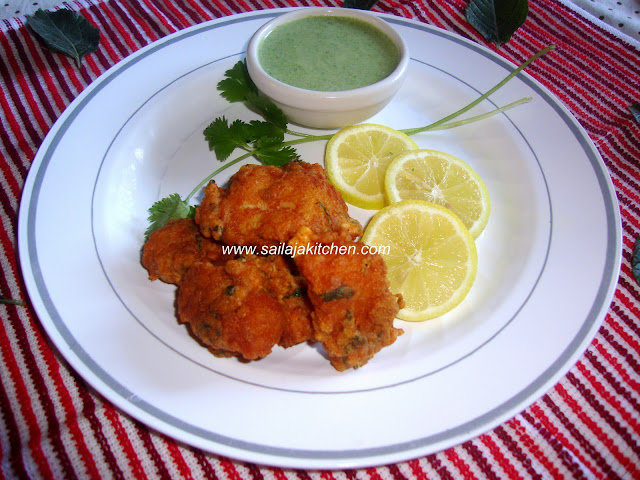Sailaja Kitchen...A site for all food lovers!: Fish Pakora Recipe