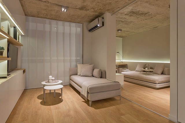 cocina-blanca-minimalista-integrada-arquimadera08 cocina blanca minimalista integrada