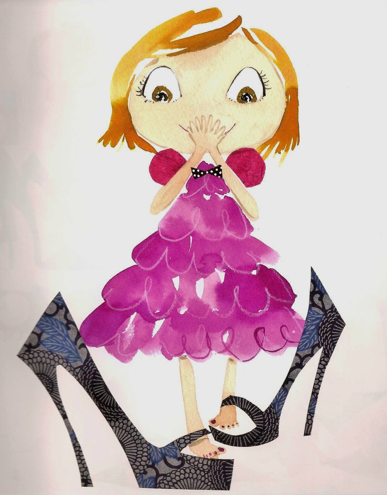 While Wearing Heels Birdie's BigGirl Shoes