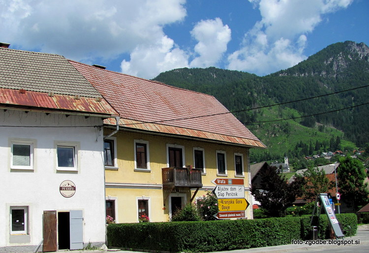 Mojstrana, staro vaško jedro