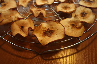 Dried apples for Christmas decorating!