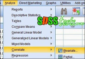 How to test Spearman Rank Correlation Coefficient Using SPSS