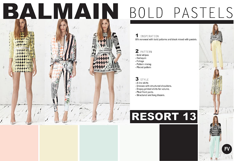 FASHION VIGNETTE: [ TREND REPORT ] BALMAIN - RESORT 13
