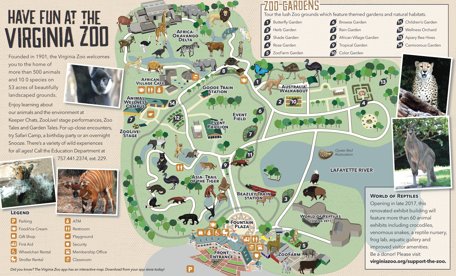 randuwa Virginia Zoological Park, part 1 Main Entrance