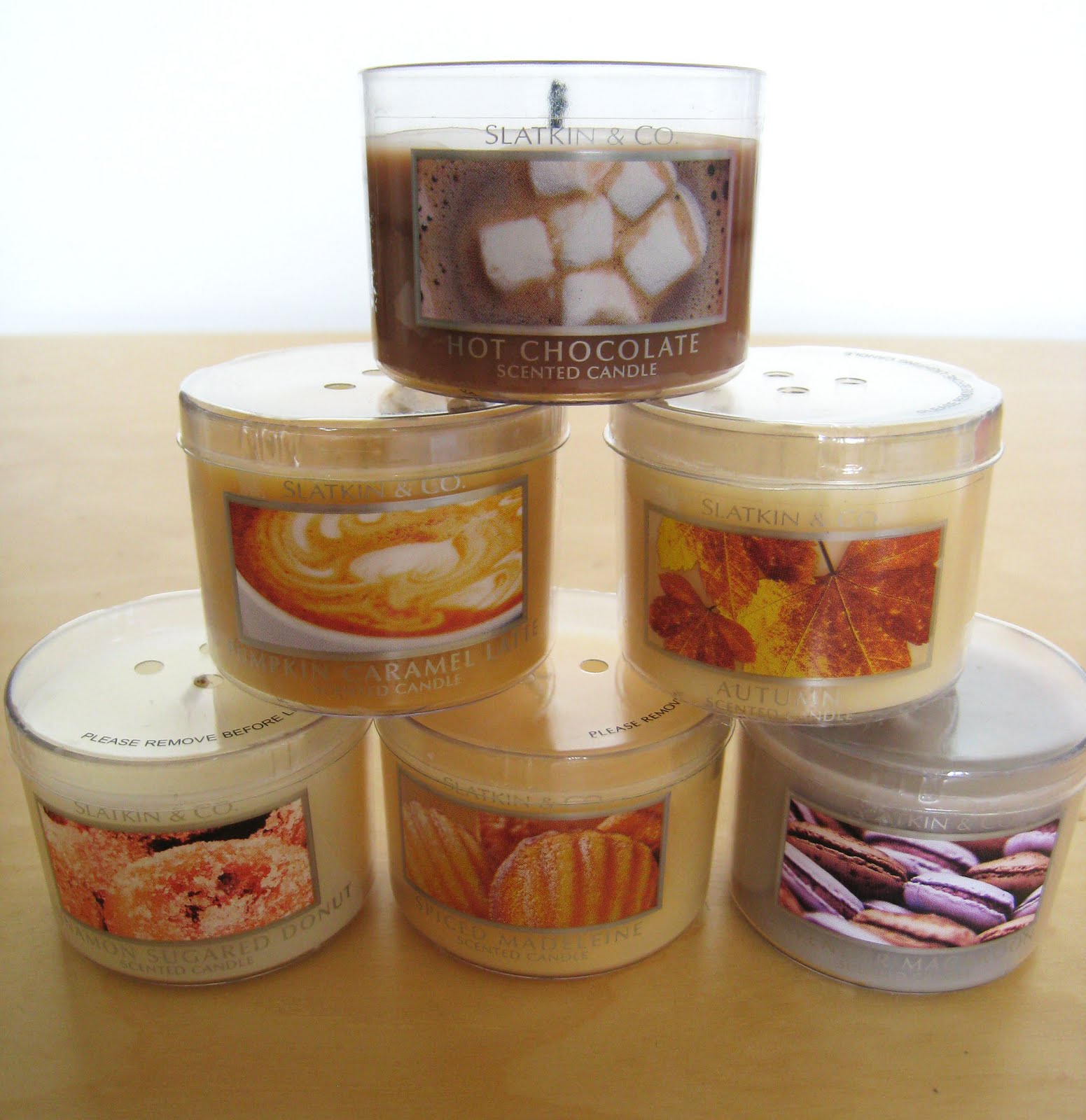 snowbunnytales Slatkin & Co Candles♥