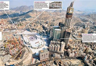 Foto Pembongkaran Situs Sakral Masjidil Haram di Mekkah