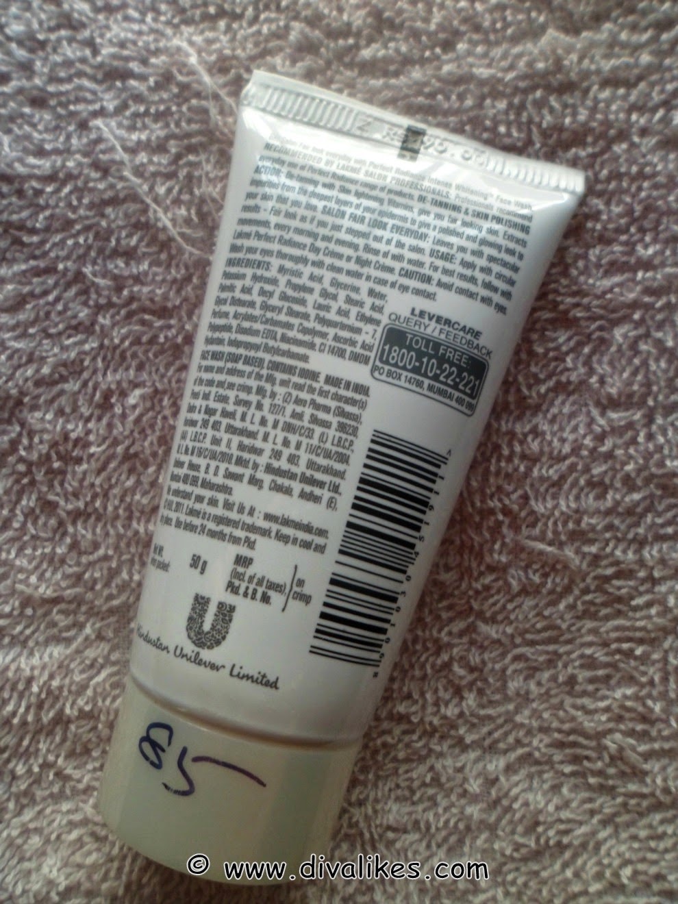 Lakme Perfect Radiance Intense Whitening Face Wash Review Diva Likes