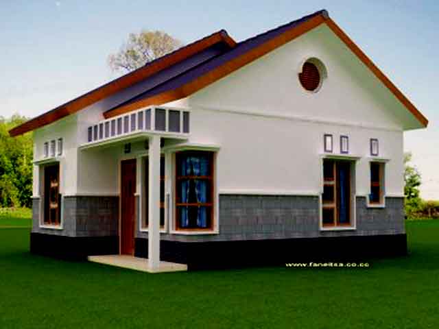 Contoh Gambar Rumah Sederhana Desain Rumah Sederhana 