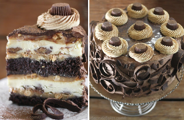 Peanut Butter Cup Chocolate Cake Cheesecake Peanut Butter Cup Chocolate Cake Cheesecake