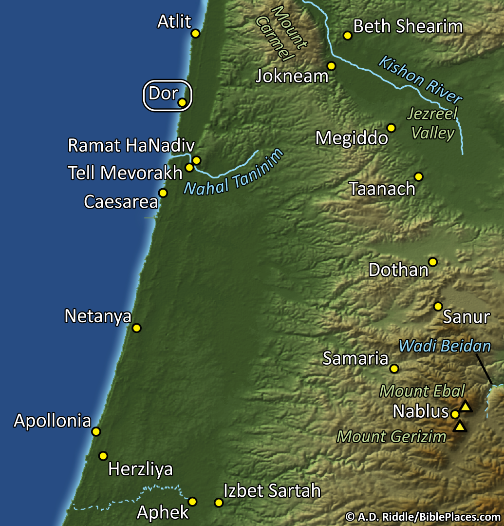 Кесария на карте. Город Кесария в Израиле на карте.