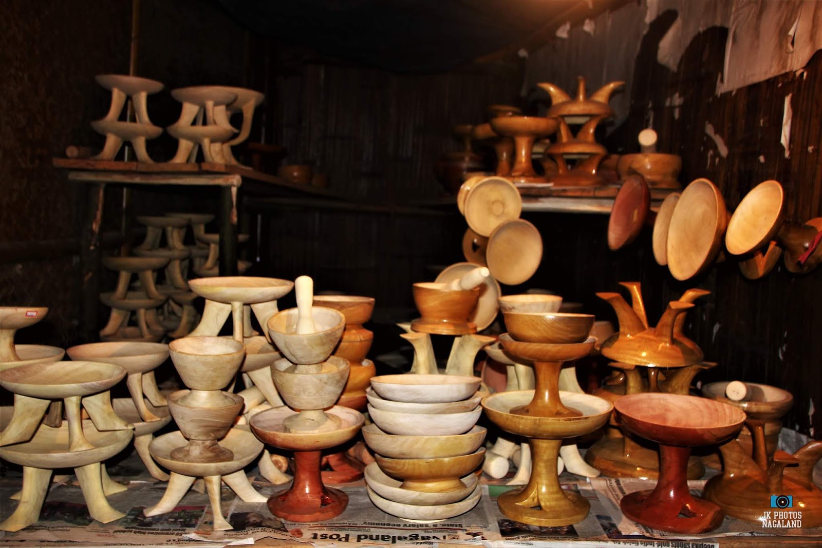 Photos of Woodwork, Art and Handicrafts of Nagaland