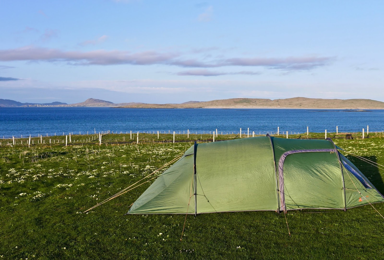 Scurrival Campsite in Barra by Cal McTravel of www.CalMcTraves.com