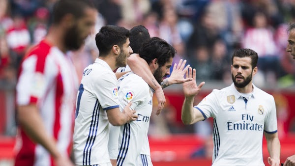 El Sporting casi da un susto al Real Madrid (2-3)