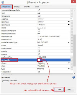 Cara Semoga Form Tidak Dapat Di Atur Ukurannya  