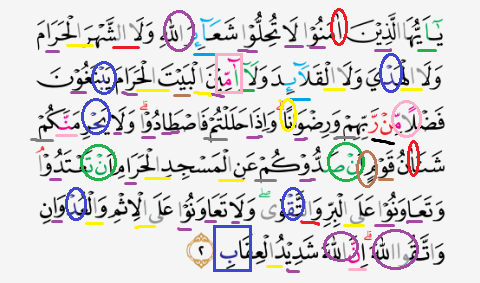 Tajwid Surat Al Maidah Ayat 2 - MasRozak dot COM