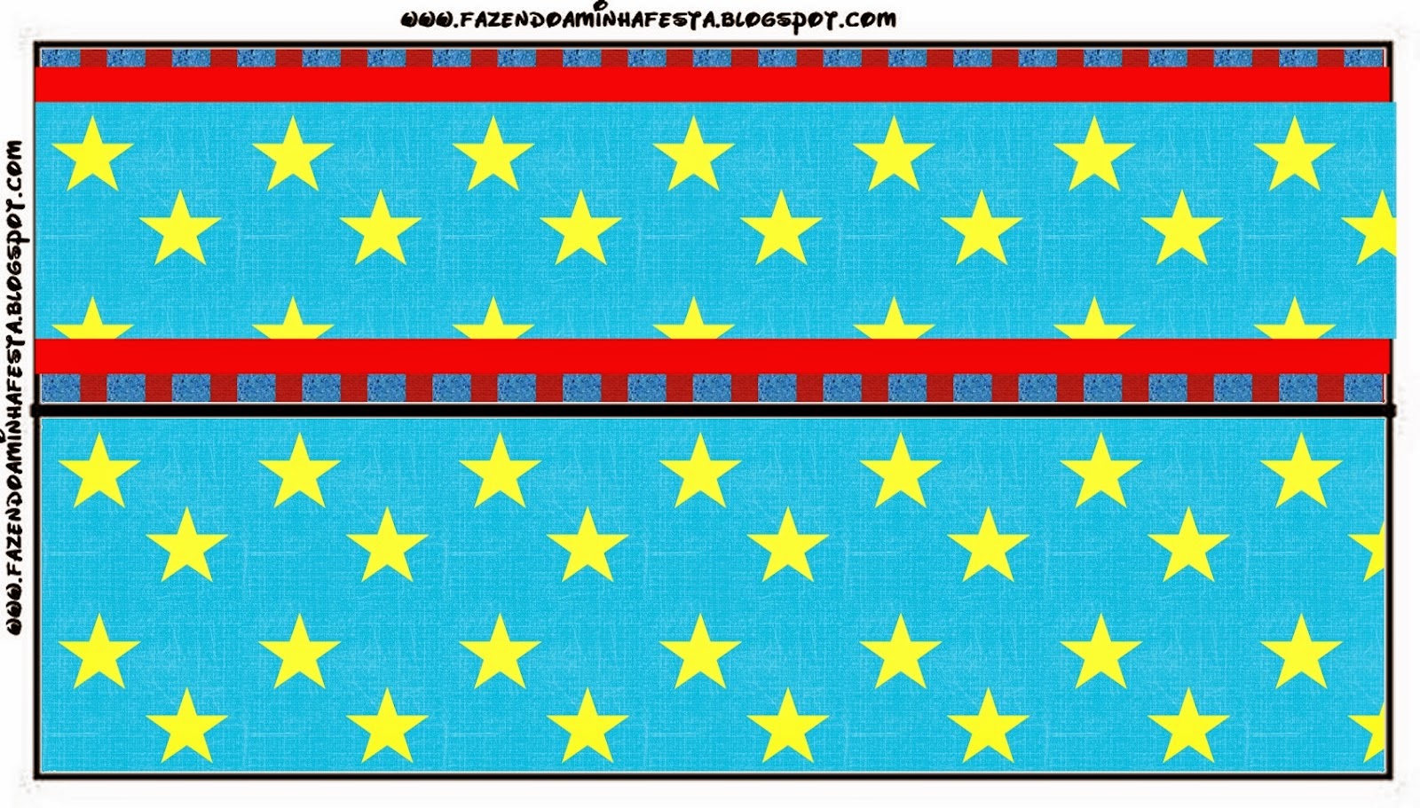 Little Stars in Light Blue: Free Printable Candy Bar Labels. This label is for candy bags