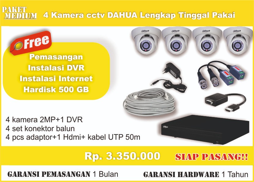 PAKET CCTV DAHUA