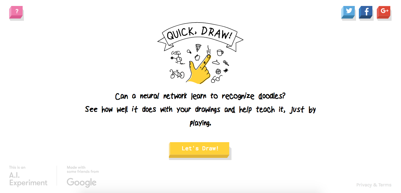 Google Quick, Draw! is a fun new game for the A.I. Experiment