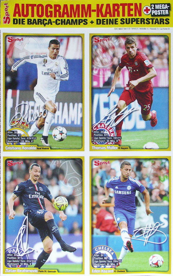 Football Cartophilic Info Exchange: Bravo Sport - Autogramm-Karten