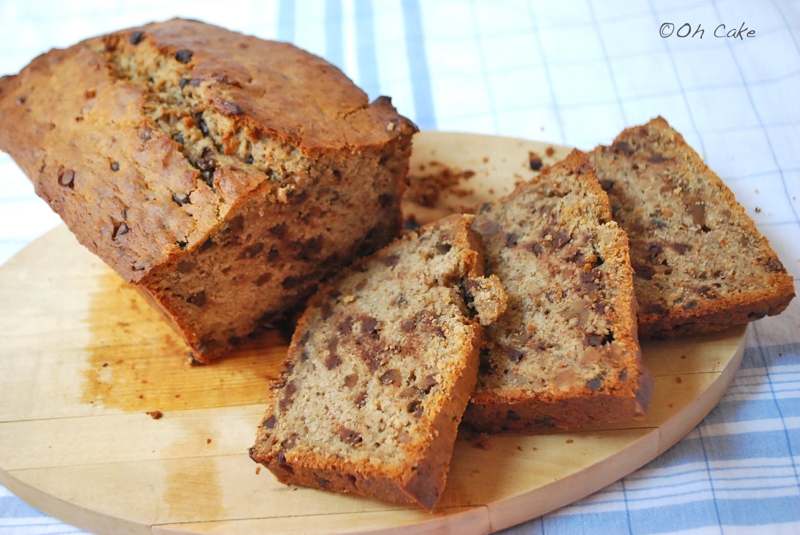 Oh Cake: Brown Butter Banana Bread with Chocolate Chips & Toasted Walnuts