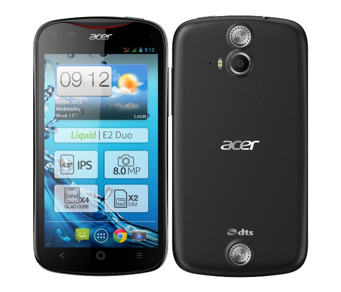 Spesifikasi dan Harga Acer Liquid E2 Android Jelly Bean QuadCore