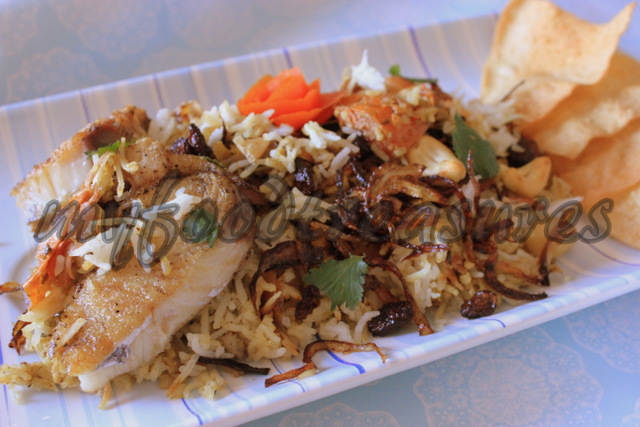My Food Treasures: Fish Biryani - Kerala Style