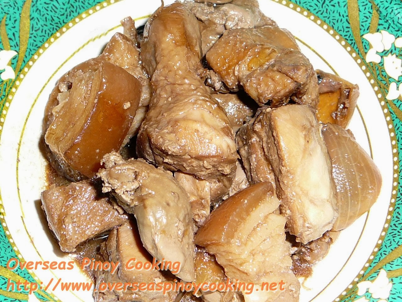 Pork and Chicken Adobo with Tanglad