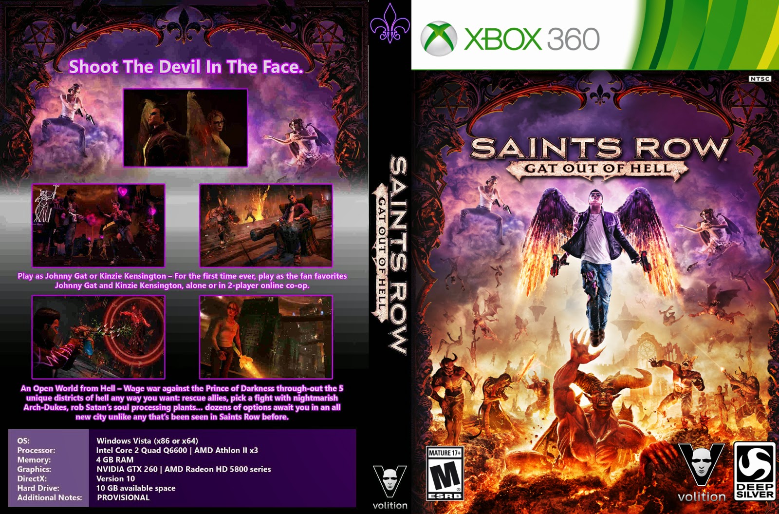 Toca da Pepe: Saints Row Gat out of Hell - (XBOX 360) .