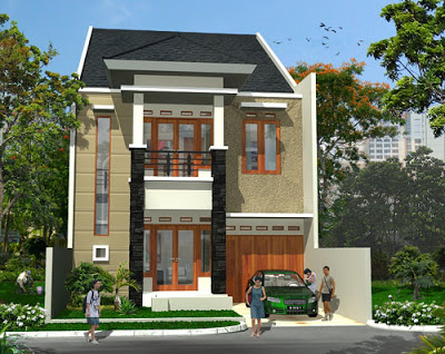 44+ Type 36 Desain Rumah Tingkat Minimalis 2020 PNG
