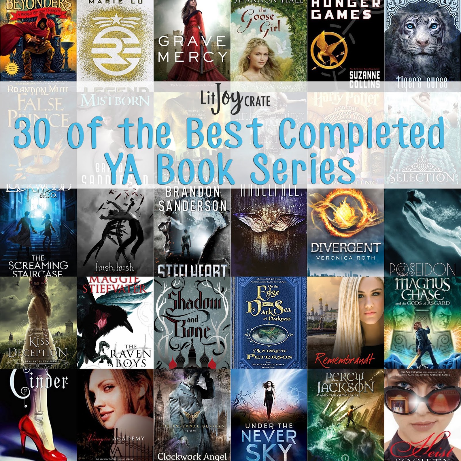Author Robin King, Blog 30 OF THE BEST COMPLETED YA BOOK SERIES