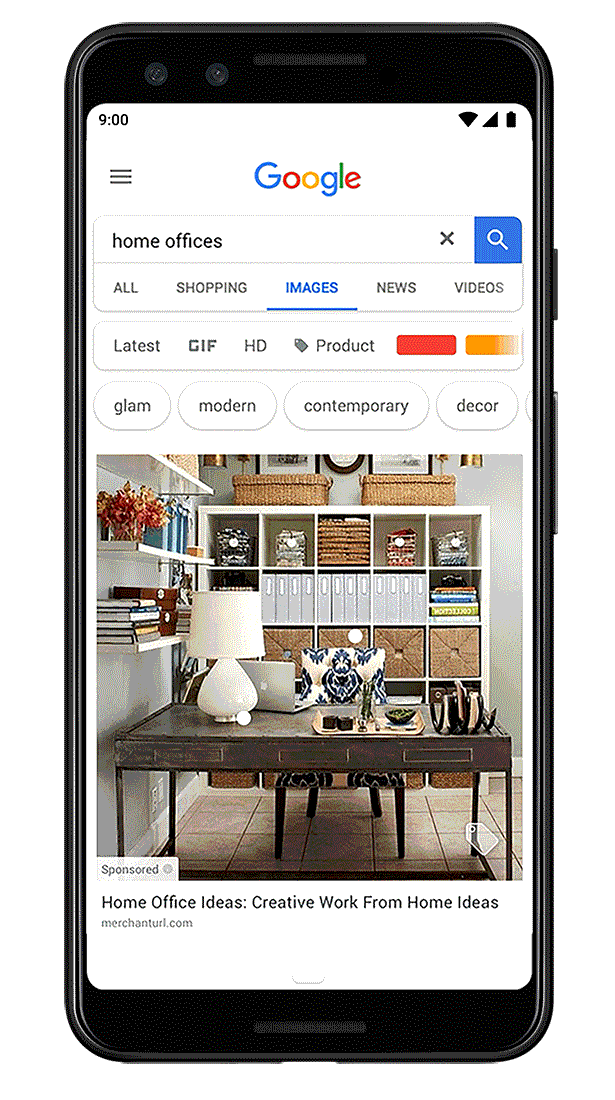 Google Images Shoppable Ads