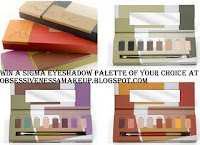 Sigma Eyeshadow Palette Giveaway