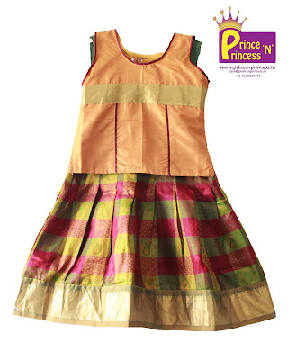 Kids traditional ethnic wear pattu pavadai langa Kids traditional ethnic wear pattu pavadai langa