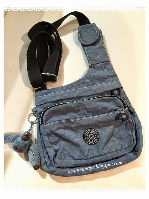 I Want Vintage | Vintage Designer Handbags: Kipling Small Crossbody Bag