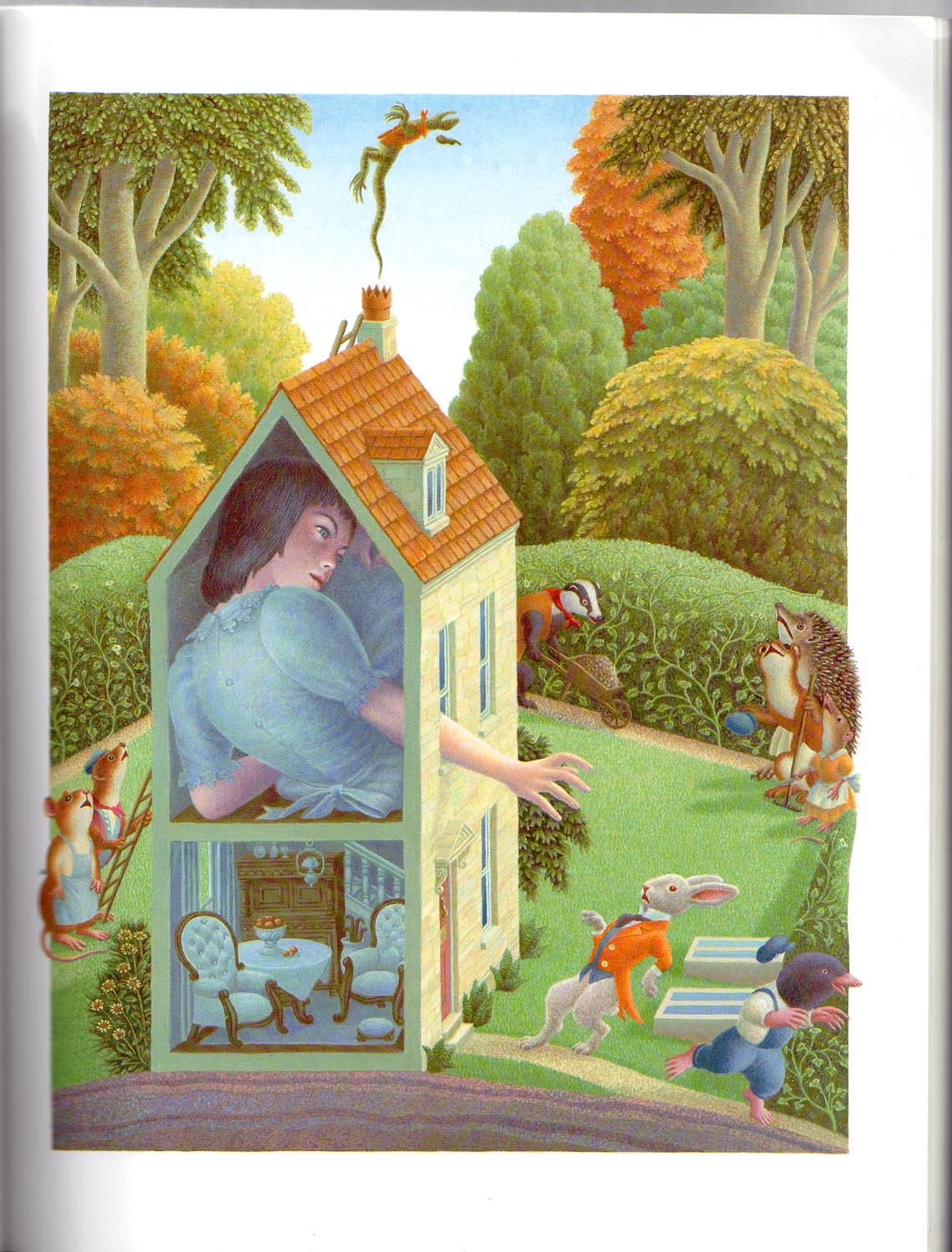Alice Rabbit House Alice big and small: Lynx editons Alice in Wonderland