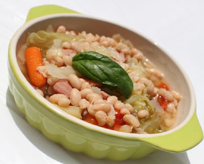 Ham, Cabbage and White Bean Soup What's Cookin' Italian Style Cuisine