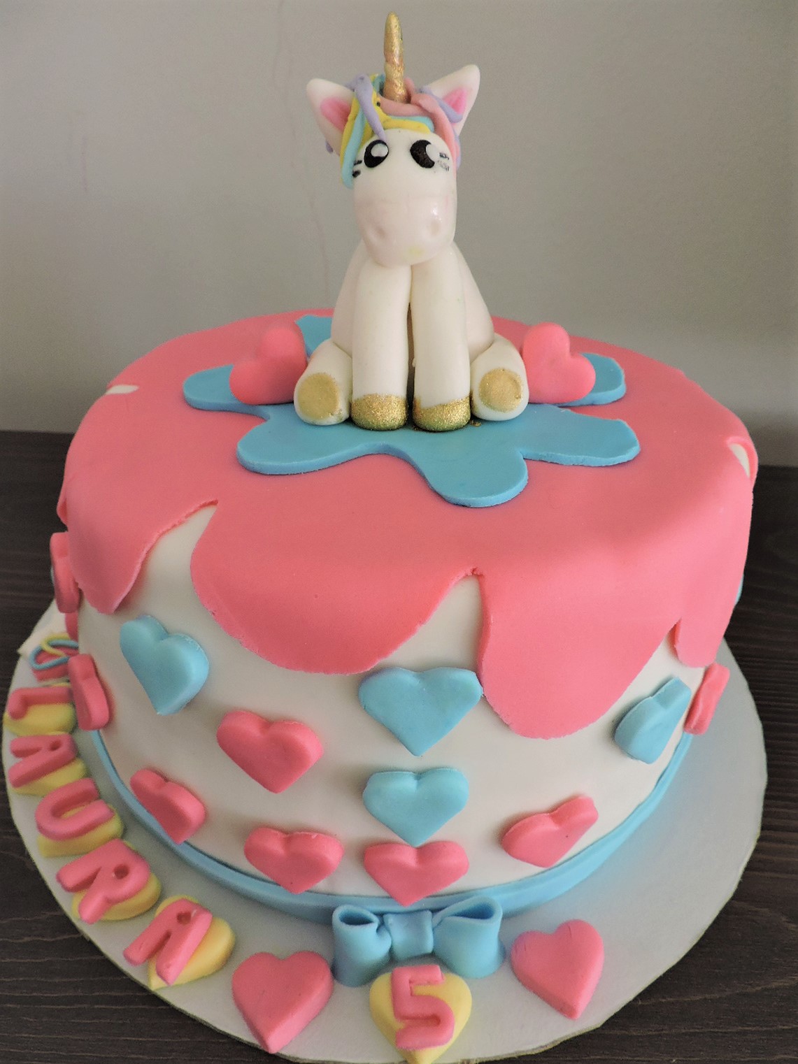 Bolo De Unicornio Com Pasta Americana Compartilhar Bolo