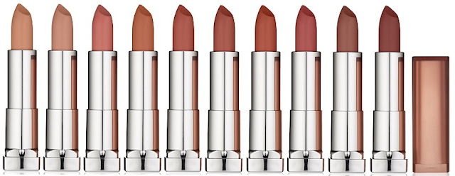 nude shades that flatter every skin tone: Hot Sand, Purely Nude, Peach Buff...