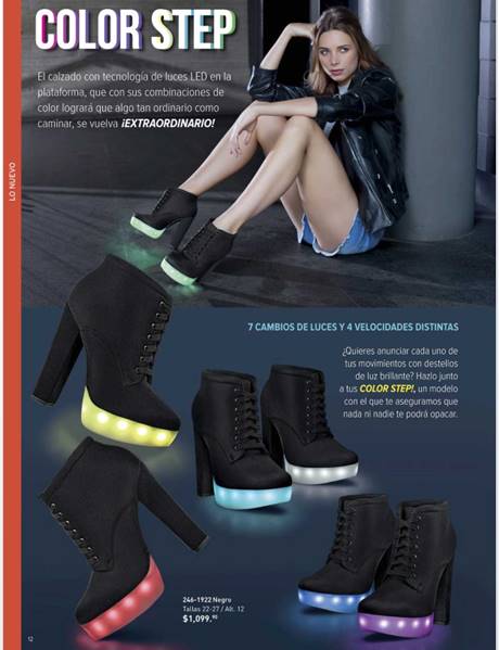 botines andrea con luces led botines andrea con luces led
