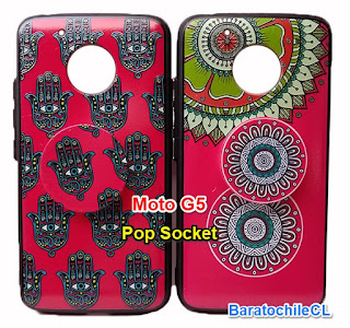 Protector con pop socket Moto G5