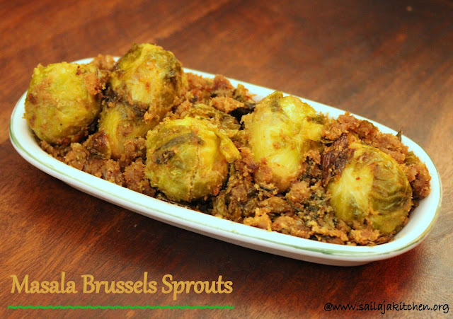 images of Massala Brussels Sprouts / Brussels Sprouts Masala