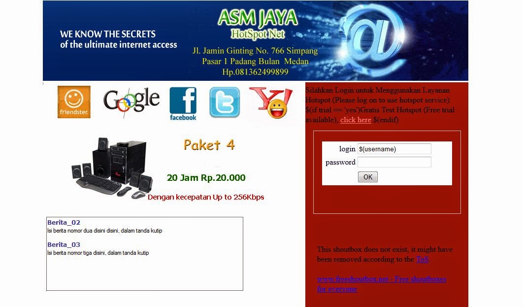 Mikrotik Hotspot Login Page Template Free Hotspot Login Page Free