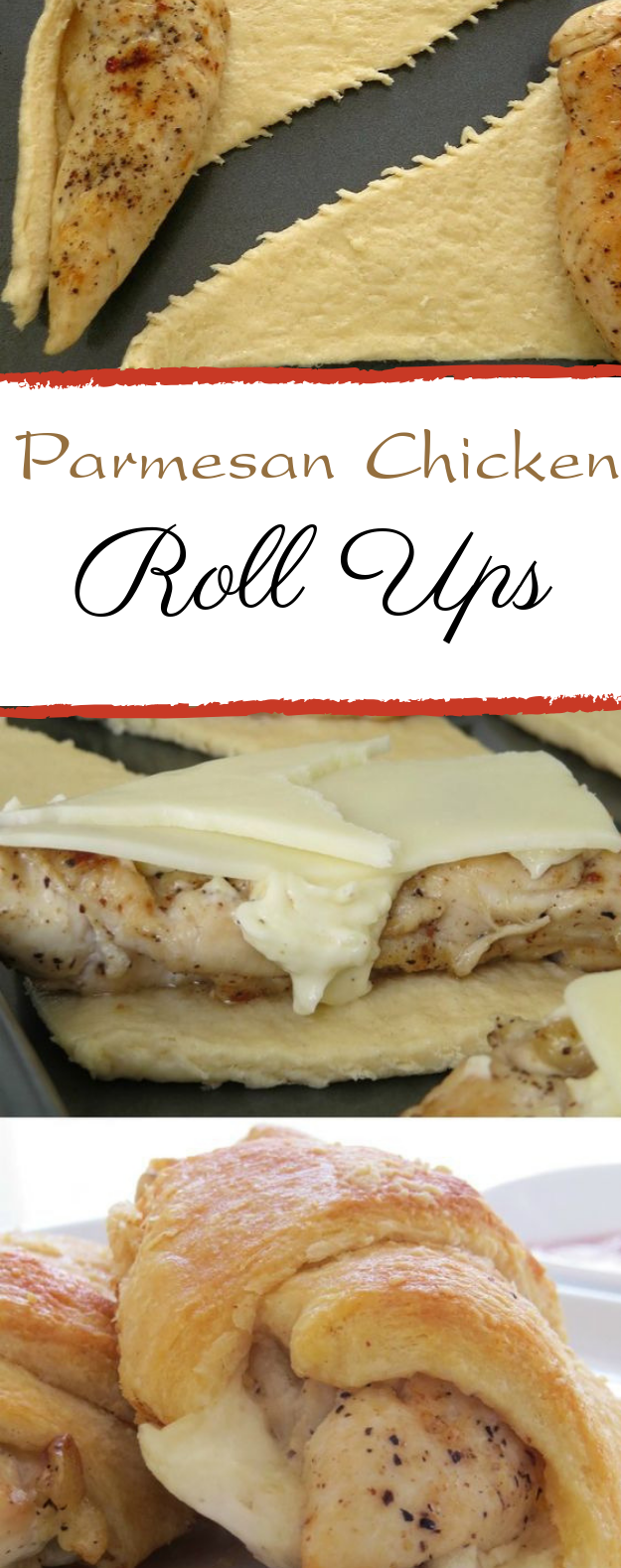 Parmesan Chicken Roll Ups #easy #chicken
