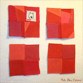 Mini Memory Quilt in Red
