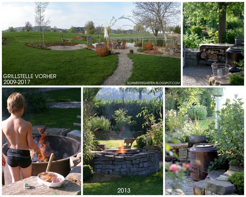 Die Neugestaltete Grillstelle Ein Schweizer Garten Bloglovin