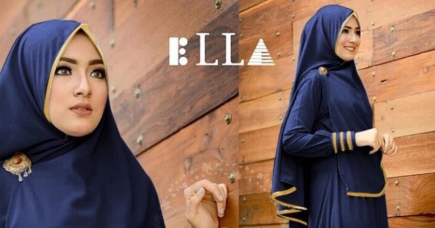 baju syari pernikahan dua warna