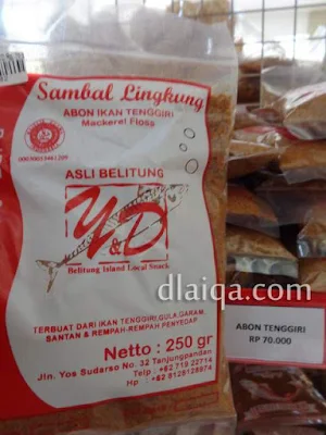 sambal lingkung (abon ikan)